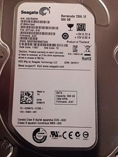 DELL SEAGATE ST3500413AS 500 GB PC SATA HARD DRIVE 9YP142-519 DC 12107 02MH75 picture