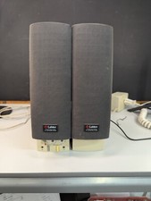 Vintage TALL Labtec Spatializer PC Speaker Video Listen Needs knobs picture