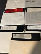 14 floppy disk lot 5.25 IBM PC used software games verified Fox Kennen shareware picture