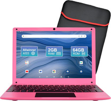Mini 10.1 Inch Android 12 Laptop Computer, Portable Small Netbook Computer with picture