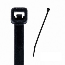 10 Inch Nylon UV Resistant Cable Wire Zip Tie 50 lbs Black 300 Pack Lot Pcs Qty picture