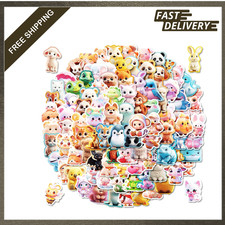 100pcs Waterproof 3D Animal Stickers for Kids Teens Boys Girls Laptop Water picture