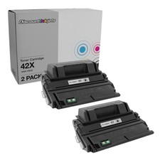 DI Toner Cartridge Replacement for HP 42X Q5942X High Yield 42X Black, 2pk picture