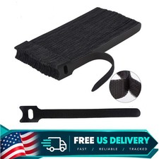 Nettbe 60 PCS 6 Inches Reusable Cable Ties, Adjustable Cord Straps Wire... picture