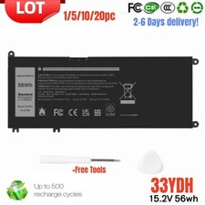 ✅LOT 1-20PC Battery For Dell Inspiron 17 7000 7577 7773 7778 7779 2in1 series picture