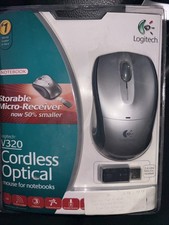 Logitech V320 Cordless Optical Mouse for Notebooks  Wireless Sealed picture