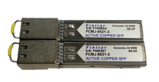 Lot of 2 Finisar FCMJ-8521-3 Active Copper SFP Transceivers picture