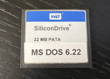 IBM 5150 5160 32 MB CompactFlash Card with MS DOS 6.22 picture