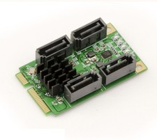 MiniPCIe Card - SATA 3.0 - 4 Ports - Mini PCI Express - Full Size picture