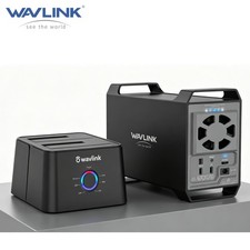 WAVLINK 4 /2 Bay Hard Drive Docking Station 2.5''3.5'' SSD HDD Clone RAID Option picture