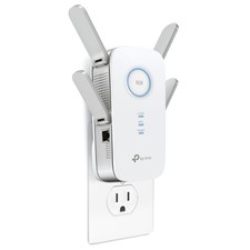 TP-Link RE650 AC2600 Mesh WiFi Extender White Dual Band 2600Mbps Gigabit Port picture