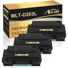 3 pk High Yield MLT-D203L Toner Cartridge For Samsung Pro Xpress M3320ND M4070FR picture