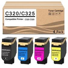 4 Pack C320 C325 Toner Cartridge Compatible for C320 C325 Printer picture
