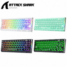 ATTACK SHARK R68 HE Carbon Fiber Rapid Trigger Gaming Keyboard Wired 8KHz RGB PC picture