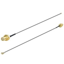 8 Inch U.FL (IPEX / MHF1) to SMA Female Ultra Low-Loss 1.37Mm Coaxial Pigtail Ju picture