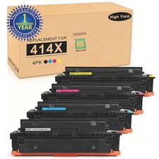 With Chip 4PK W2020X Color Toner Compatible for HP 414X M454dw M479fdw M454dn picture
