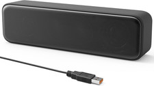[Upgraded] Computer Speakers for Desktop PC, USB Plug-N-Play, External Speakers picture