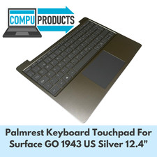 NEW Palmrest Keyboard Touchpad For Microsoft Surface GO 1943 US Silver 12.4