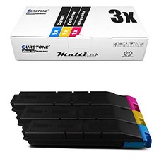 Eurotone 3x Toner Cartridge Compatible for Kyocera TK8600 Yellow picture
