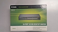 D-Link DSS-16+ 16-Port 10/100 Desktop Switch Wired Ethernet Rackmount H/W Ver G4 picture