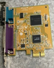Dell 0GP385 Sunix Serial Parallel PCI-e Card RS232 LPT1 MIO5469A picture