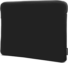 14-Inch Black Neoprene Laptop Sleeve for MacBook Air/Pro - Zippered Tablet Case picture