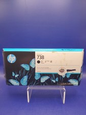 HP 738 300ml Black DesignJet Ink Cartridge 498N8A Exp 01/2028 New Sealed picture