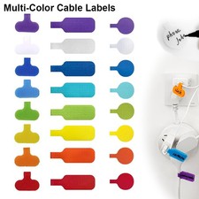 Writeable Wire Classification Storage Labels Reusable Charging Cord Ties Tags picture