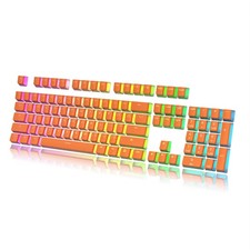 HK GAMING Pudding Keycaps Set | Doubleshot PBT Keycap Set | Full 112 OEM Prof... picture