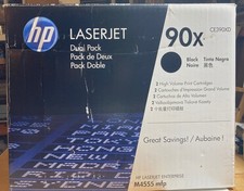 2 Pack GENUINE HP CE390XD LaserJet Toner Cartridge Dual Pack for M4555 mfp New picture