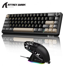 ATTACK SHARK X66 Wireless Mechanical Keyboard + X11 Wireless Gaming Mouse Bundle picture