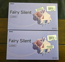 Akko Fairy Silent Lubed Mechanical Keyboard Switches 45pcs Pink picture