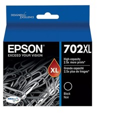 Epson T702XL Black High Yield Ink Cartridge   (T702XL120-S) picture