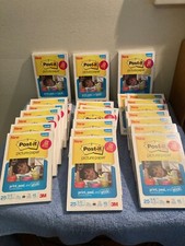 25 NEW 3M Post-It Picture Paper Gloss 4x6 25 Pack Print, Peel, Stick Photo Paper picture