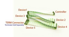 DB68 68-Pin 7-Connector Internal Ultra SCSI Ribbon Flat Cable up to 5-Device picture