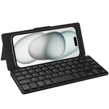 CACOE Wireless Keyboard with Stand, Mini for Cell Phone, black  picture