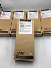 LOT X5 New SEALED OEM Epson T5968 Matte Black Ink Cartridge FOR7890 7900 9700 RS picture