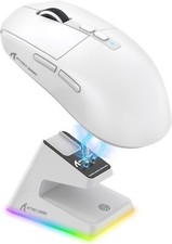 ATTACK SHARK X6 Tri-Mode 26K DPI PAW3395 Wireless Gaming Mouse & Charging Base picture