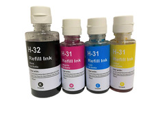 Compatible HP 31 / 32XL Black Cyan Magenta Yellow Ink for Smart Tank 551 651 picture