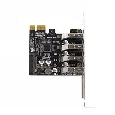 4 Port PCIe USB 3.0 HUB Adapter Expansion Card 5Gbps VL805 PCI-E X1 for Desktop picture