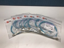 Lot of 7 New FS 2M OM4 50/125 Multimode Fiber Patch Cable  LC-LC-UPC DUPLEX picture