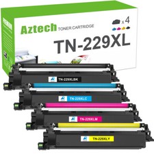 4PK TN229XL TN229 High Yield Toner Cartridge For BrotherHL-L3280CDW MFC-L3780CDW picture