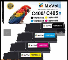 MxVol VersaLink C400 C405 Toner Cartridge Black Cyan Yellow 3-Pack 106R03512 106 picture