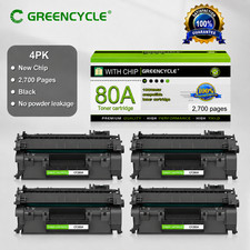4PK CF280A 80A Toner Compatible with HP LaserJet Pro 400 M401a M401d M401dw INK picture