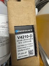 VideoJet V4210-D Black Ink Cartridge for CIJ Printer Exp 2028 picture