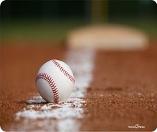 Baseball on Infield Mouse Pad picture