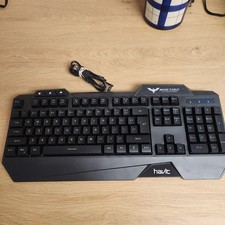 Havit Magic Eagle HV-KB558CM Gaming Keyboard Backlit USB Wired - Works Great  picture