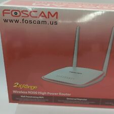 Foscam FR305 WiFi Wireless 2.4 GHz 300Mbps N300 Router Repeater 2x Range High  picture