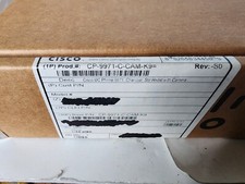 New In Box Cisco CP-9971-C-CAM-K9 Unified IP Phone - Black Complete picture