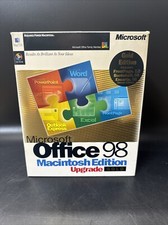 Microsoft Office 98 Macintosh Edition Upgrade Gold Edition picture